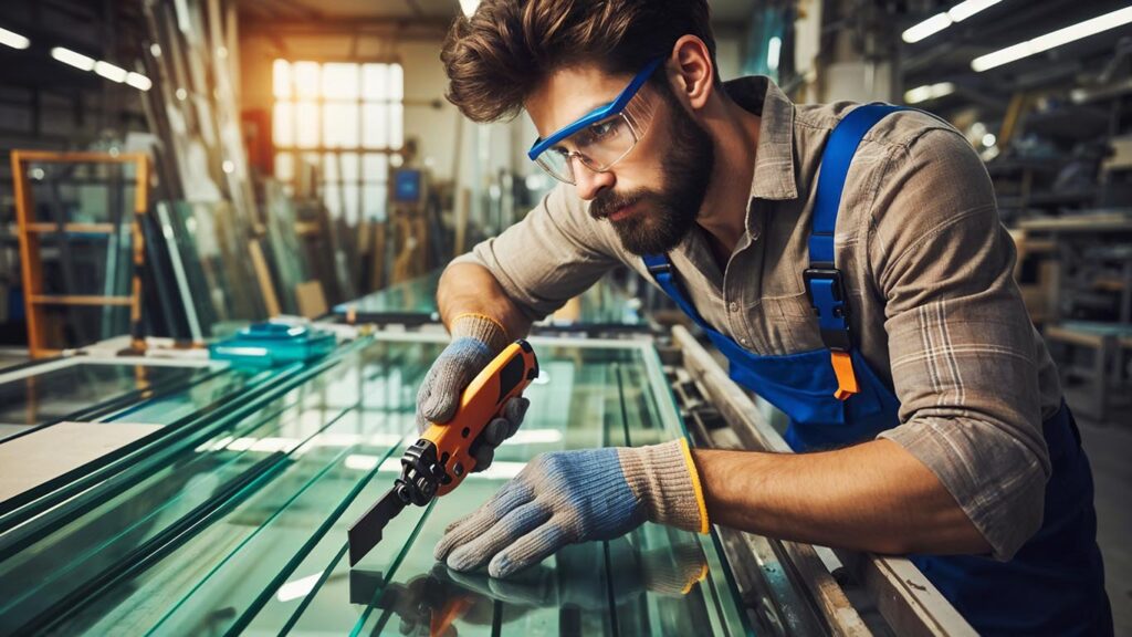 Cutting of window glass